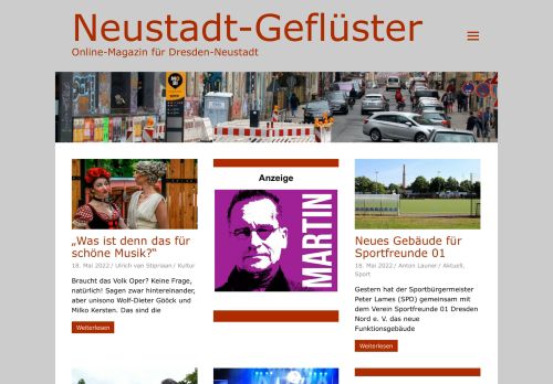 Neustadt-Geflüster - Online-Magazin für Dresden-Neustadt