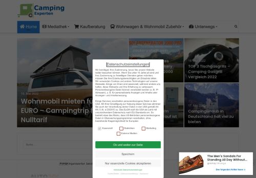 Camping Experten - Der Wohnwagen und Wohnmobil Ratgeber