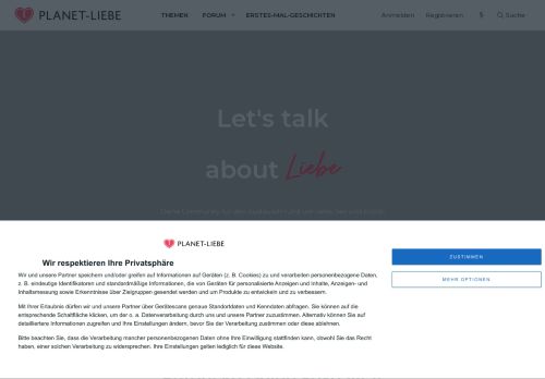 Deine Community rund um Liebe & Sex | Planet-Liebe