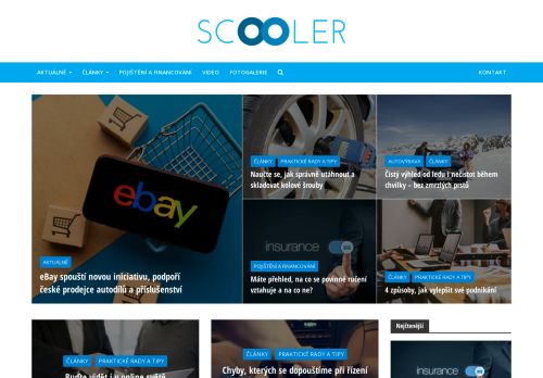 Úvodní stránka - Scooler