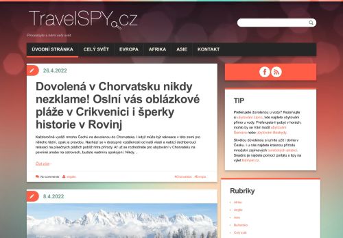 Magazín o cestování - TravelSPY.cz | Procestujte s námi celý sv?t.
