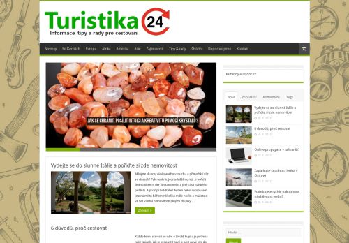 Turistika24.cz - Informace, zajímavosti a tipy nejen pro turisty