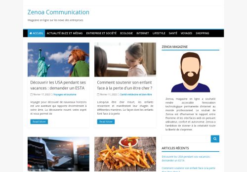 Zenoa Communication - Magazine en ligne sur les news des entreprises