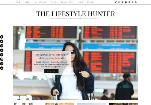 THE LIFESTYLE HUNTER | Develop your career with international experiences