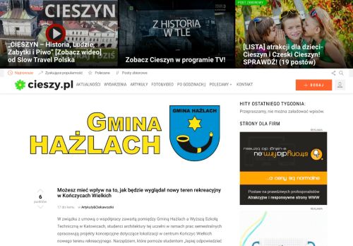 Portal Cieszy.pl - Lokalne informacje i wydarzenia z ?l?ska Cieszy?skiego