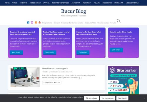 Bucur Blog – Web Development / Tutoriale