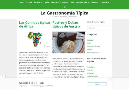 La Gastronomía Típica ? Tu web de información gastronómica.