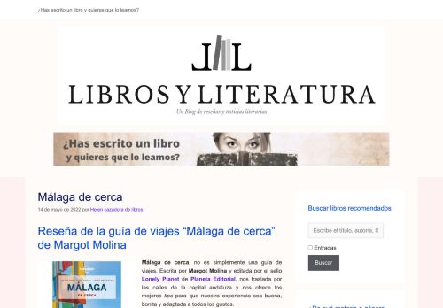 Libros y Literatura - Un Blog de reseñas y noticias literarias
