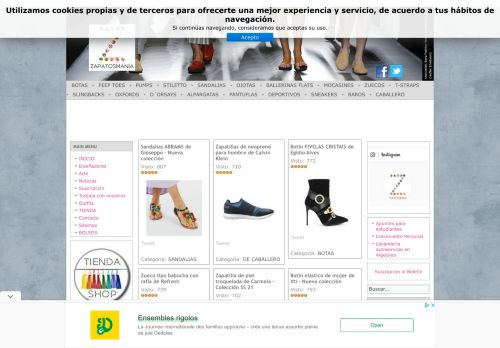 REVISTA DE ZAPATOS Y CALZADO ZAPATOSMANIA.com es la Revista online para las fan?ticas de los zapatos