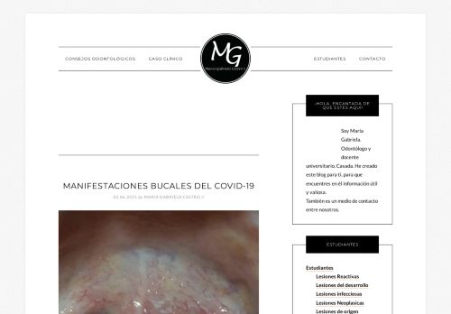 MaGaCastro.com | Blog de Odontologia de Maria Gabriela Castro
