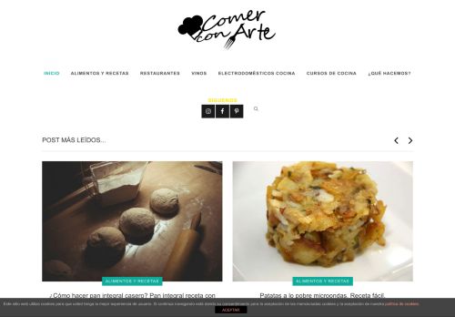 Blog de comida ComerconArte | Recetas Sanas y Reviews 2022