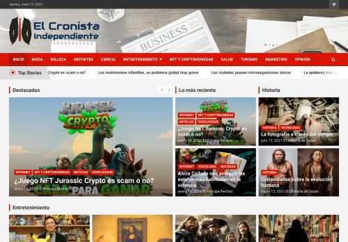 El Cronista Independiente - Noticias frescas de tus temáticas favoritas, sin dependencia de ideales.