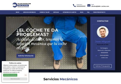 Taller Mecánico de Coches en Zaragoza | Taller-Coches.com Taller de Mecánica