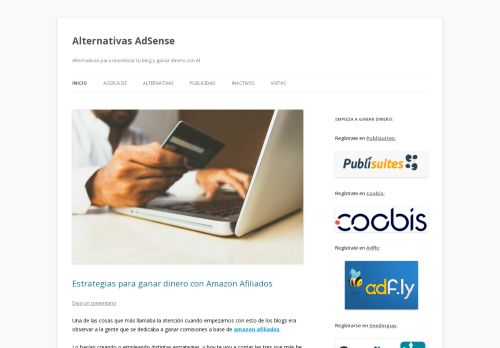 Alternativas AdSense - Alternativas para monetizar tu blog y ganar dinero con él