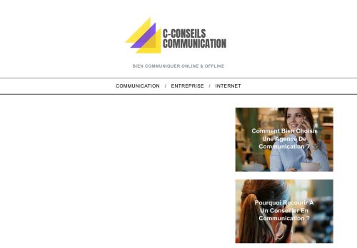 Accueil - Conseils Communication