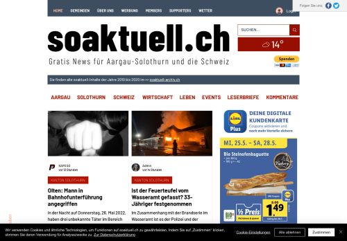 soaktuell.ch - Internet-Zeitung für Aargau-Solothurn
