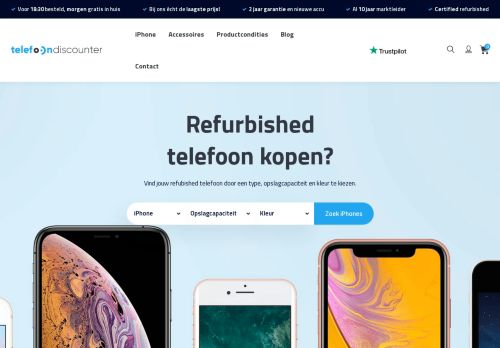 TelefoonDiscounter: dé refurbished iPhone winkel van Nederland!