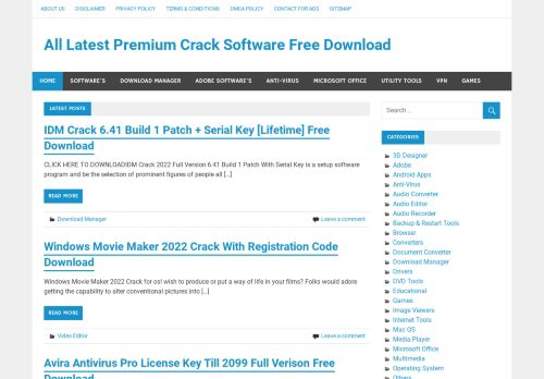 All Latest Crack Software Free Download - With 100% Activation keys
