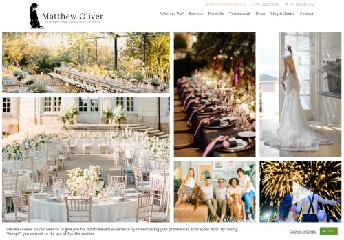 Matthew Oliver | Luxury Wedding Planner | Destination Wedding Planners