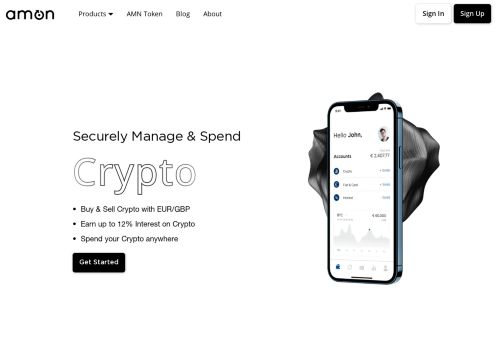 Sell, buy and exchange Crypto in one place | Amon
