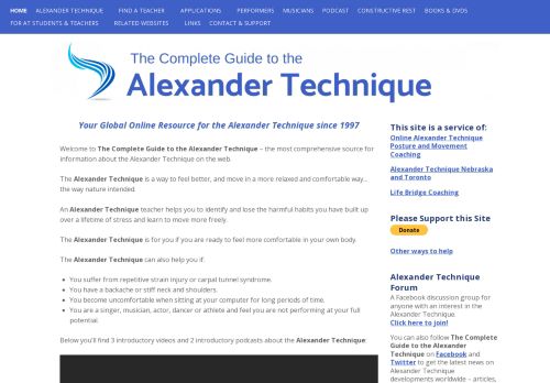 The Complete Guide to the Alexander Technique
