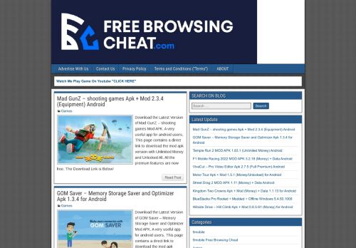 Free Cheat & Games - Free Browsing Cheats, Mod APK Download