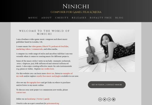 Ninichi - Composer for Games, Film & Media