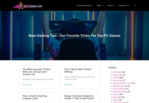 Best Gaming Tips - Our Top Tricks, Tips & Gear Revealed