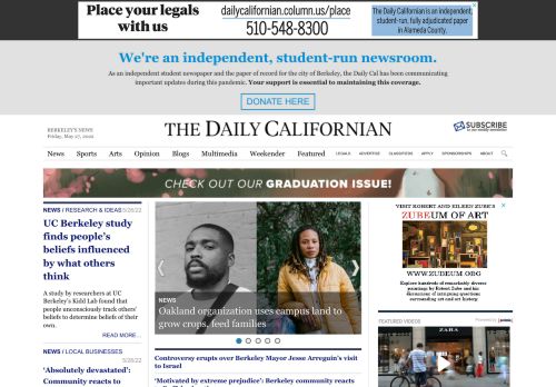 The Daily Californian | Berkeleys News