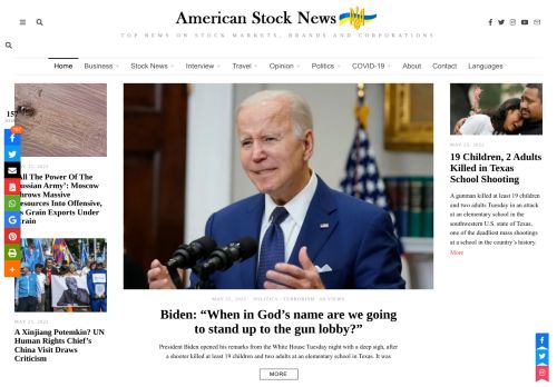 American Stock News - World News, Business, Corporations
