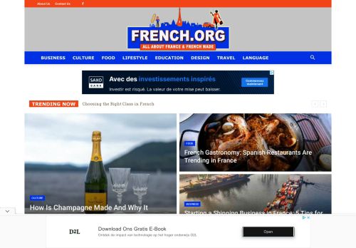 French.org - Your Portal to France and French Products