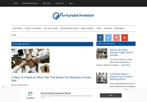 The Fortunate Investor - Investing, Business & Personal Finance For Wealth Builders
