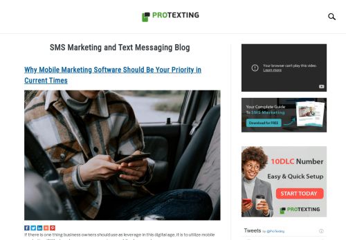 SMS Marketing Blog by ProTexting - Highly Interactive SMS Marketing Tools
