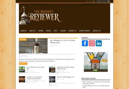 The Whiskey Reviewer | A World of Whiskey, Poured Every Weekday
