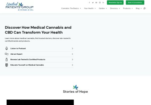 United Patients Group | Medical Marijuana & CBD Treatments Information
