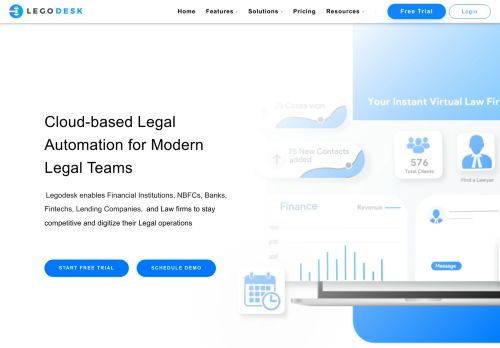 Legodesk: Integrated Cloud-based Legal Software Case Management

