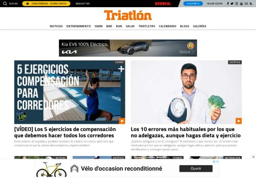 La web de la revista Triatlón: Un solo deporte no es suficiente
