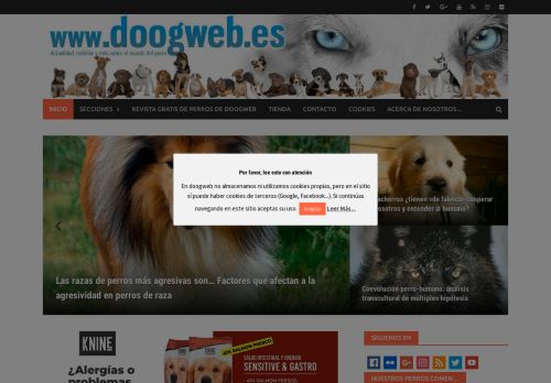 www.doogweb.es - Adiestramiento del perro, etología canina, deporte con perros, veterinaria... Los perros, su mundo, y todo lo que les rodea.