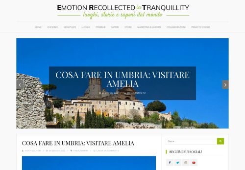 Emotion recollected in tranquillity - Blog di viaggi di Giovy Malfiori
