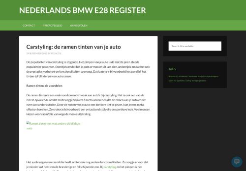 Nederlands BMW E28 Register - Haal meer uit je bimmer!