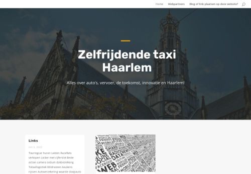 Zelfrijdende taxi Haarlem – Alles over vervoer en innovatie!