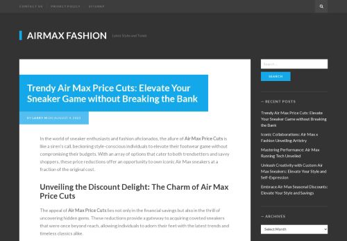 AirMax Fashion | Latest Styles and Trends