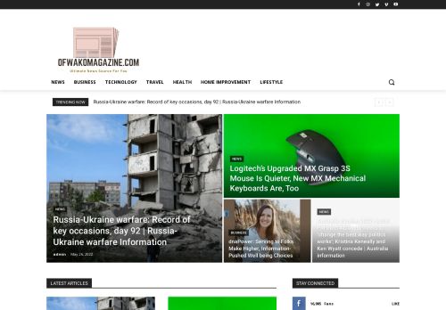Ofwakomagazine – Online platform for latest news and views

