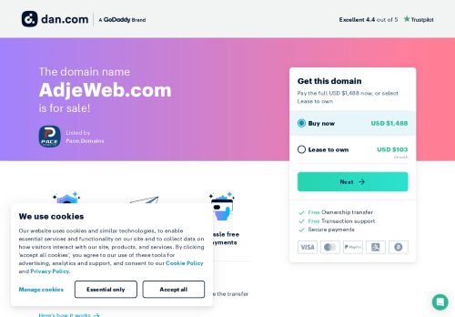 The domain name AdjeWeb.com is for sale | Dan.com