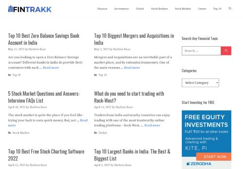 Fintrakk | Personal Finance Blog

