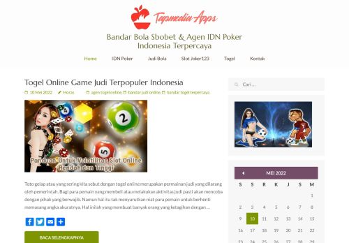 Bandar Bola Sbobet & Agen IDN Poker Indonesia Terpercaya
