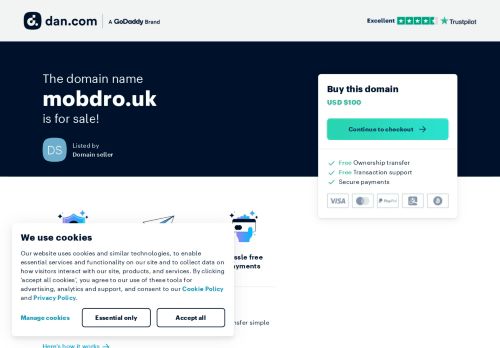 The domain name mobdro.uk is for sale
