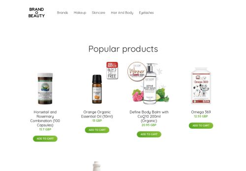 Buy Beauty & Cosmetics Products Online | Brandobeauty.uk
