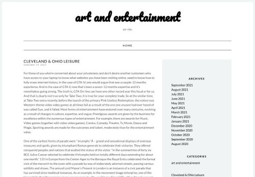 art and entertainment – art vibe