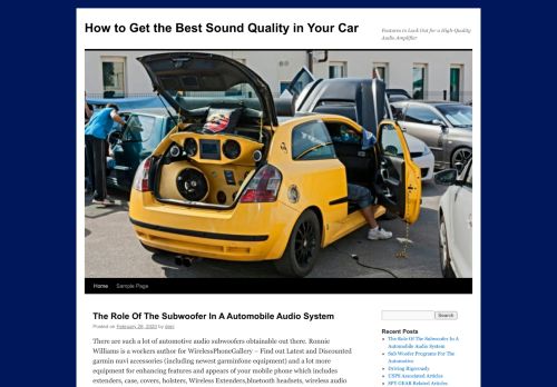 
How to Get the Best Sound Quality in Your Car | Features to Look Out for a High-Quality Audio Amplifier	